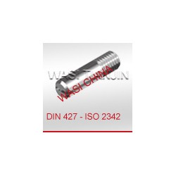 不锈钢标准件DIN427-开槽平端紧定螺钉半扣