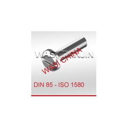 供应DIN85-开槽平圆头螺钉