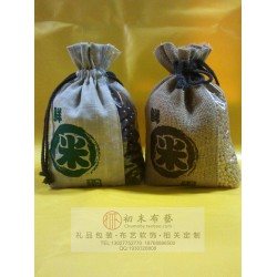 精品马丁布袋原生态大米包装袋布艺大米包装定做批发