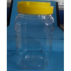 益群90-68手提塑料方瓶，瓜子瓶蜂蜜塑料瓶，pet塑料制品