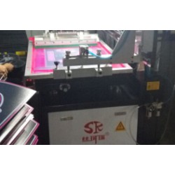 鼠标垫丝印机电动车薄膜丝网印刷机