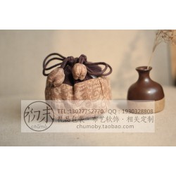 收藏品保护收纳袋棉绒布夹层收藏品玉器收纳保护袋定做