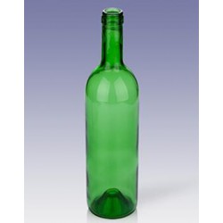 750ml葡萄酒瓶绿色圆口高樽