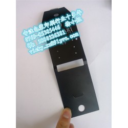 精美黑色PVC对折耳钉卡/耳环卡/厂家定制生产