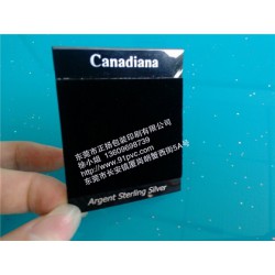 精美黑色PVC植绒烫金耳钉卡/耳环卡/来样定制/正扬