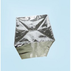 铝箔立体袋 防潮铝箔方底袋