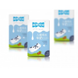 东君乳业—儿童奶包装盒设计