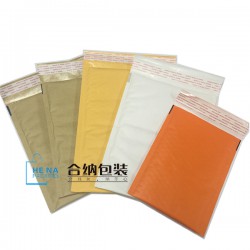 牛皮纸信封气泡袋，欧美专用黄色牛皮纸气泡膜物流袋