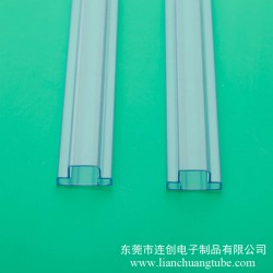 专业定做大功率LED包装管,广东连创LED料管,PVC包装管