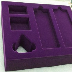 EVA植绒礼品内衬 植绒EVA盒子 盒子EVA植绒厂家直供