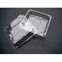 厂家直销环保吸塑包装盒 PVC透明吸塑盒底面套高周波包装盒