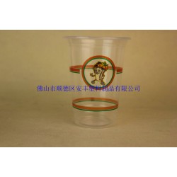 广东安丰500ml一次性奶茶杯，珍珠奶茶杯定做（PP）