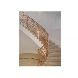 铜花饰楼梯扶手厂家——哪里有供应优质铜艺楼梯扶手