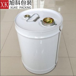 上海旭科20L冷冻油桶45S小钢桶20kg加厚化工制冷剂桶