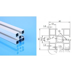 启域铝型材加工厂直售国标4040超轻工业铝型材