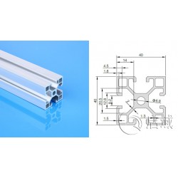 工业铝合金型材开模加工4040欧标铝材直角轻型铝型材定制