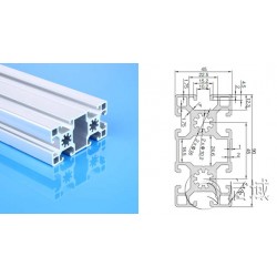 上海铝型材厂家定制加工4590欧标铝型材及连接架
