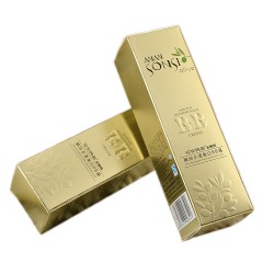 化妆品彩盒 单层金卡纸盒  纸盒生产加工 量大价优