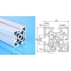 单槽6060铝型材规格框架组装铝合金工作台