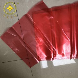 天津斯达尔提供红色透明PE防静电平口袋 厂家直销