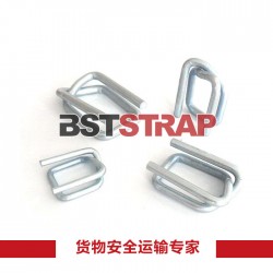 BSTSTRAP供应50mm捆绑带打包带用镀锌磷化钢丝回型扣