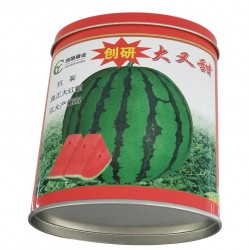 供应椭圆形铁罐   西瓜种子罐   农副产品铁盒定制