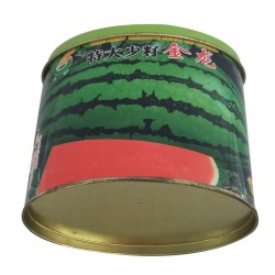 椭圆形铁罐   西瓜种子罐  马口铁包装盒定制
