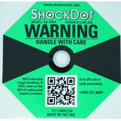 SHOCK DOT防震标签扫码辨真伪360°监测范围
