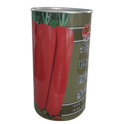 胡萝卜铁罐   易拉盖金属盒   圆形包装盒专业定制