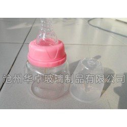 上海华卓专业玻璃瓶厂家批发销售高档高硼硅玻璃奶瓶