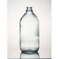 北京华卓玻璃制品订购医用500ml透明玻璃输液瓶 交货及时