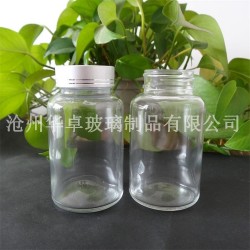 上海华卓批发大量实用的透明*品玻璃瓶 经济实用