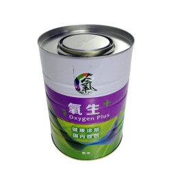 5L油漆罐防锈涂料罐5kg彩印定制水性涂料化工桶马口铁罐