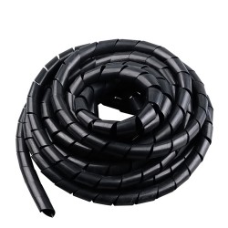 PE塑料黑色缠绕管束线软管电线保护整理收纳集线管