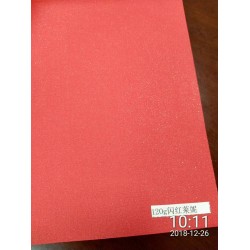 120G闪红莱妮纹  红包纸 礼品包装盒  厂家直销特种纸