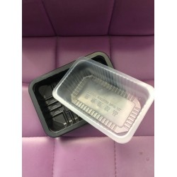 厂家直销生鲜食品塑料托盘,可定制pp塑料盒