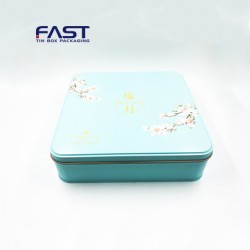 厂家定制月饼盒 精美方形饼干盒 马口铁礼品盒