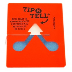 防倾斜标签木箱运输禁止倒置标签TIPNTELL人字形