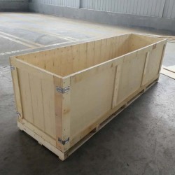 黄岛胶合板包装厂家定做围板箱 木包装箱出口免熏蒸