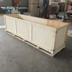 青岛木箱出口熏蒸证明厂家提供 三合板包装箱规格定制