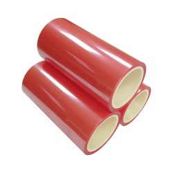 硅胶保护膜 pet保护膜 防静电红色硅胶软膜