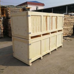 青岛木箱加工厂电话 包装机械设备木箱 物流木箱运输安稳