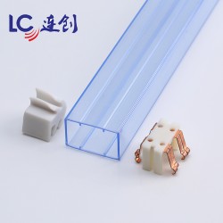广州PVC包装管厂家tube管高透明IC管尺寸规格图片
