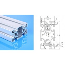 工业铝型材欧标50100槽10轻型铝流水线工作