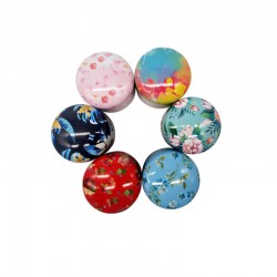 中国风花茶小圆罐 批发 零售茶叶罐 旅行必备茶叶罐