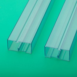 PVC包装管不卡料PVC方管透明度高IC管厂家直销