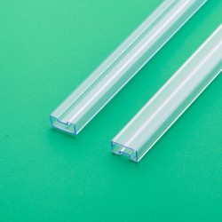壁厚均匀PVC包装管图片透明电容包装管定制