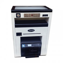 户外广告店用的小型数码印刷机可印不干胶商标