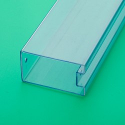 坚韧结实PVC透明方管不变形变压器包装管定做