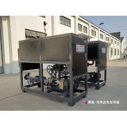 潍坊安丘博联高油温低压力导热油电加热器